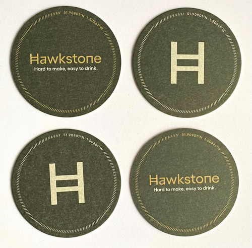 Hawkstone beer mats - hawkstone, mats/coasters