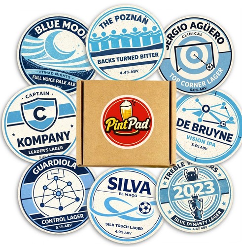 Manchester city football beer - city,