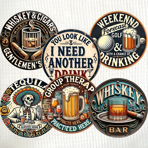 Set retro beer wooden - set,