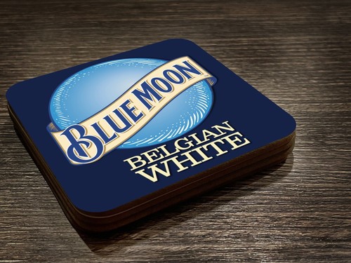 Blue moon coaster - blue, set,