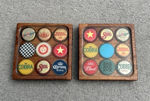 Pair wooden resin - resin, bottle