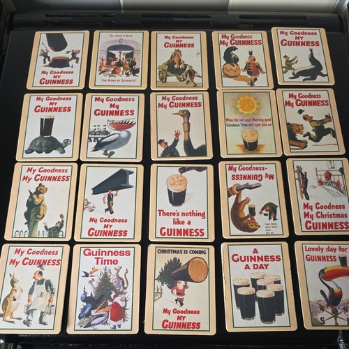 Guinness beer mat set - beer,