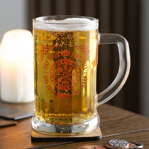 Viking vegvisir compass glass - viking,