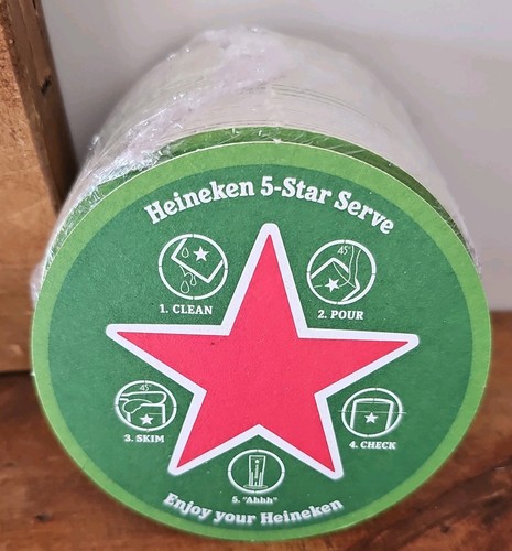 New beer mats heineken - new,