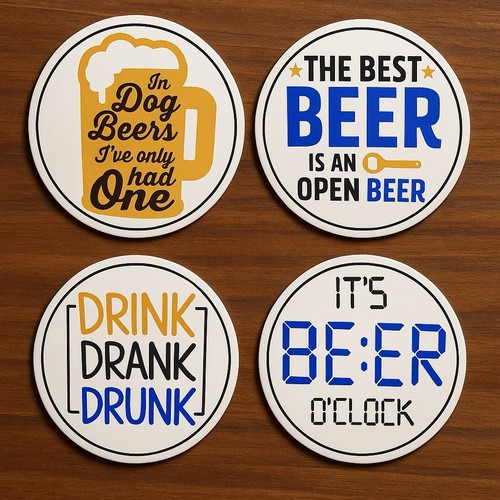 Beer coaster set with - coaster, 4