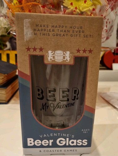 Valentine beer glass - beer,