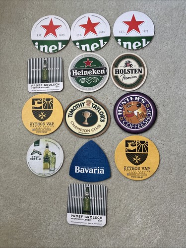 Beer coffee coasters set - beer/coffee, if