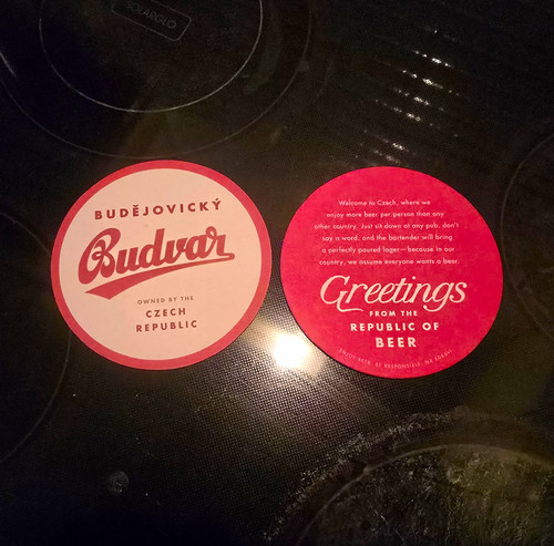 Budvar czech cardboard beer - budvar,