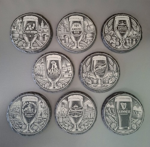 Vintage style slate beer - style,