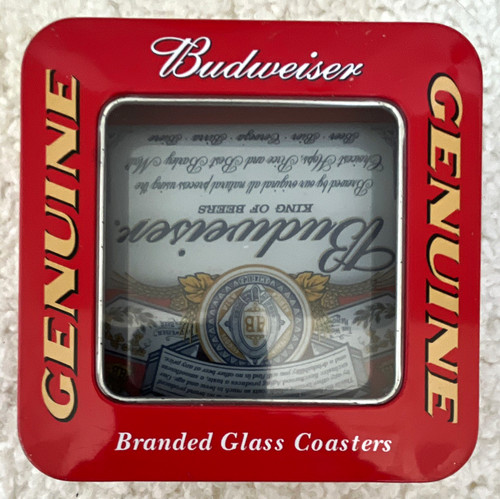 Budweiser branded glass beer - branded,